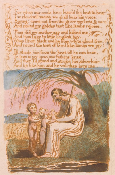 Songs of Innocence, Plate 30, The Little Black Boy (Bentley 10) by William Blake